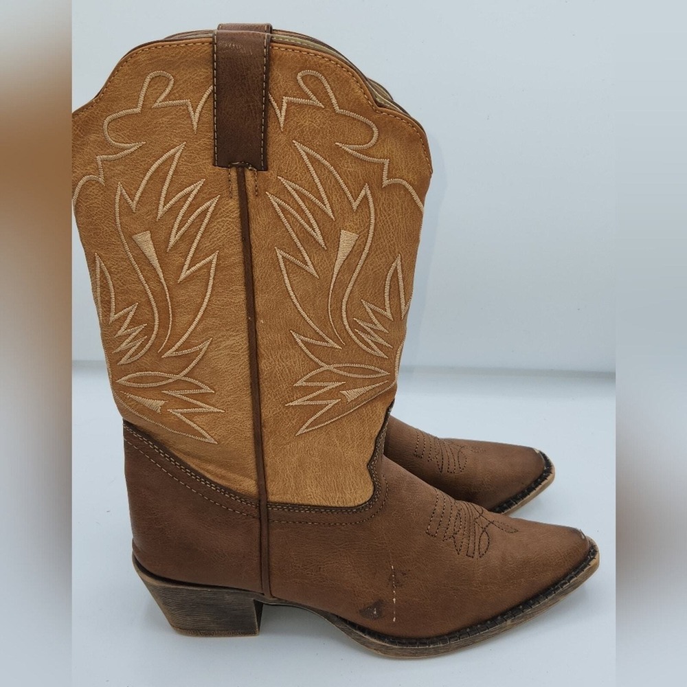 Smoky Mountain Women's Brown Western Boots Size‎ 9 Embroidered Detail